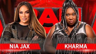 WWE 2K23  Nia Jax Vs Kharma  WWE RAW [upl. by Grenville]