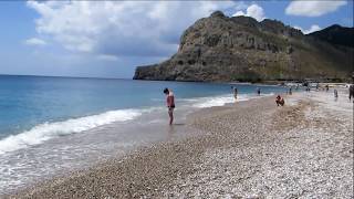 RODOS  Kolymbia Plaża RHODOS  Kolymbia Beach [upl. by Halfdan491]