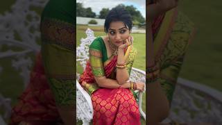 Jilibili Palukula Song saree sareelove beautiful madhurikandavalli shorts ytshorts [upl. by Lavelle631]