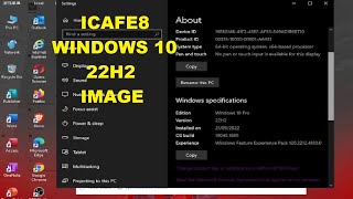 ICAFE8 WINDOWS 10 22H2 IMAGE  MULTIPLE SPECS COMPLETE APPS  PLUG amp PLAY  ICAFE8 9190 [upl. by Franni]