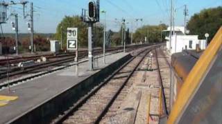 Gare de Mouchard  manoeuvre de wagons par V211 MECCOLI [upl. by Chilton]