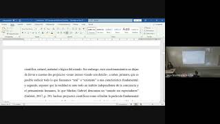 Conferencia  Campos de Sentido Posibilidades para una ontología hermenéutica en el Nuevo Realismo [upl. by Lohrman66]