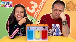 3 COLOR CHALLENGE de Refrescos y Bebidas Divertidas  ABY [upl. by Soilissav430]