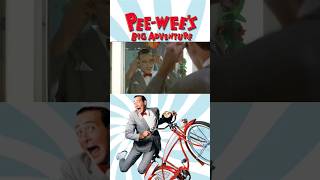 PEEWEES BIG ADVENTURE Peewee tapes his face 😂 Paul Reubens as PeeWee Herman [upl. by Anialram]