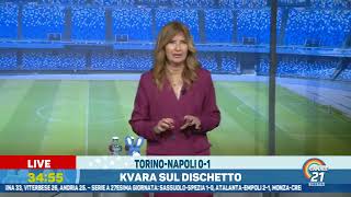 DE LAURENTIIS ESULTA AL GOL DI KVARATSKHELIA TORINONAPOLI 02  LIVE REACTION LA PARTITA DEL NAPOLI [upl. by Liana163]