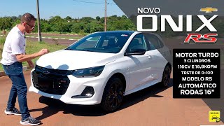 NOVO CHEVROLET ONIX RS 2021 AVALIAÇÃO COMPLETA NOS MÍNIMOS DETALHES [upl. by Anaile516]