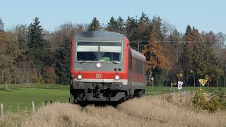 628er auf der Chiemgaubahn Prien  Aschau [upl. by Merv526]