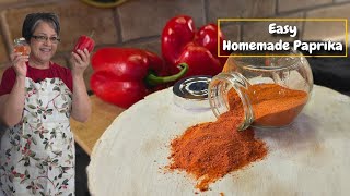 Easy Homemade Paprika ❤️ [upl. by Doralynn]