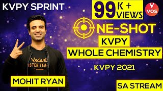 ONE SHOT KVPY Whole Chemistry  KVPY 2021 Exam Preparation  KVPY Exam 2021  Mohit Ryan  VOS [upl. by Elockcin289]