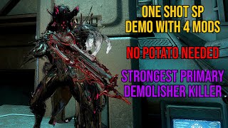 This Weapon One Shots SP Demo Without Orokin Catalyst Warframe Epic Disruption Weapons No 13 [upl. by Annyrb]