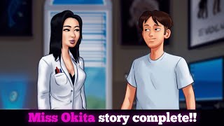 Miss Okita comlpete quest  tech update Summertime Saga story complete ⚡ [upl. by Nnaecyoj]