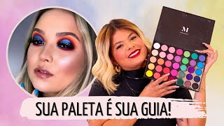 Como fazer harmonizações de cores utilizando sua paleta de sombras  SUPER FÁCIL [upl. by Saint530]