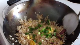 Special Chinese Fried Rice Fast Chinese Cooking In A Wok [upl. by Nylegna395]