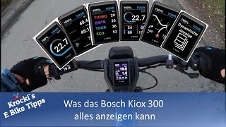 Was das Bosch Kiox 300 alles anzeigen kann [upl. by Flint]