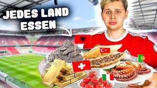 24 LÄNDER SPEZIALITÄTEN in 24 STUNDEN ESSEN😰🍖MEGA FOOD CHALLENGE [upl. by Urina]