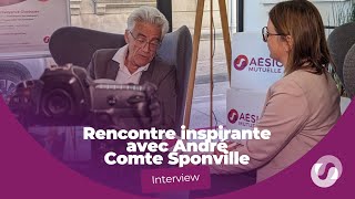 Rencontre inspirante avec André Comte Sponville [upl. by Ellehc986]