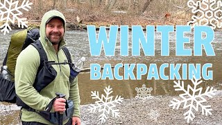 Winter Backpacking Mohican State Park OH [upl. by Oirretno]