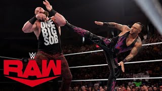 Damian Priest vs Braun Strowman – NonTitle Match Raw highlights July 15 2024 [upl. by Sikram]