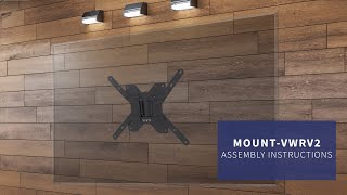 MOUNTVWRV2 RV Large TV Mount Assembly by VIVO [upl. by Boris]