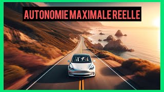 Autonomie Réelle Maximale Tesla Model Y Propulsion  mon record [upl. by Stuckey]