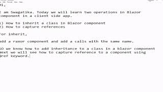 Blazor component inheritance and reference [upl. by Tracy]