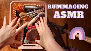 Aggressive Rummaging through bags makeup and baskets ASMR 🧺 [upl. by Myrah774]