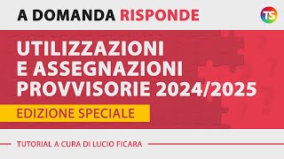 Utilizzazioni e assegnazioni provvisorie 202425 ricongiungimento e gravidanze facciamo chiarezza [upl. by Faythe]