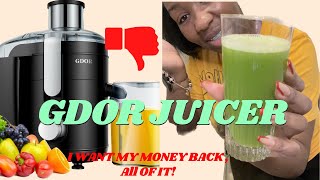 GDOR Centrifugal Juicer REVIEW [upl. by Siravart]