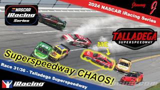 2024 NASCAR iRacing Series  Talladega Superspeedway  Race 3136 [upl. by Lotta]