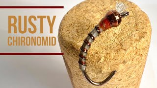 Rusty Chironomid  PYRAMID LAKE  Fly Tying Tutorial [upl. by Berkly540]