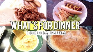 WHATS FOR DINNER  QUICK amp EASY DINNER IDEAS 2019 [upl. by Jordon]