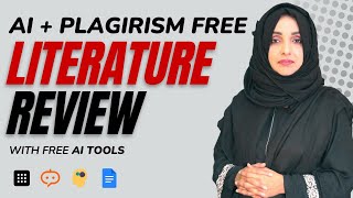 Write a Professional Literature Review With Free AI Research Tools AI Detection amp Plagiarismfree [upl. by Abie793]