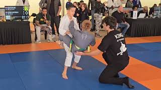 BJJ GI Kids  07072024  Points  EUAN vs RAYAN  King of the Beach 2024 [upl. by Katerine]