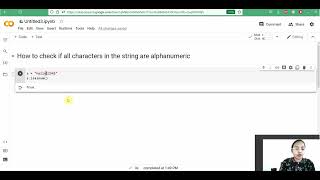 Python Program to Check If Character in a String is Alphanumeric  Python String isalnum Method [upl. by Nodla]