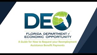 Request Your Reemployment Assistance Benefit Payments [upl. by Willmert]