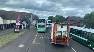 Lothian Buses Route 49 Fort Kinnaird  Rosewell 424 TrustInBus Giraffeabouttown [upl. by Sitoeht]