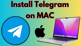 How to Install Telegram App on Macbook  Telegram Desktop App for Mac [upl. by Fisuoy]