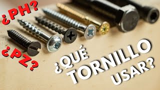 Todo Sobre Los Tornillos Y Puntas CARPINTERÍA [upl. by Elfstan]