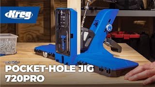 Kreg PocketHole Jig 720PRO [upl. by Jeavons120]