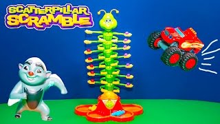 Assistant Plays Scaterpillar Scramble with Blaze and the Monster Machines [upl. by Aryk]