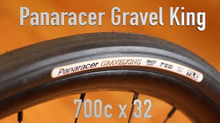 Panaracer Gravel King 700 x 32C Slick Tubeless Tire Overview [upl. by Kealey]