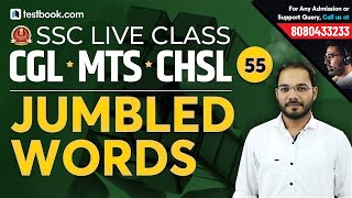 Jumbled Words Reasoning Questions for SSC CGL 2019  Crack SSC CHSL amp MTS  Parikalp Sir [upl. by Hametaf]