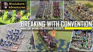 Breaking with convention Miniature Basing for Different Rulesets [upl. by Nrobyalc399]