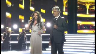 Sarah Brightman amp Andrea Bocelli  quotTime To Say Goodbyequot  live on German TV April 13 2013 [upl. by Macintyre]