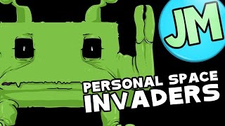 Personal Space Invaders Game Parody  Jaxamoto [upl. by Nylirret]