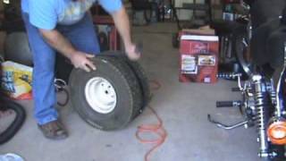 How to Reinflate a Tubeless Tire that is not sealed on the rim [upl. by Godspeed]