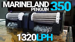 El filtro de cascada más potente por menos de 35 USD  Marineland Penguin 350 [upl. by Gomer]