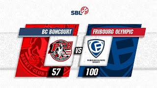 BC Boncourt vs Fribourg Olympic  Game Highlights [upl. by Helfand]