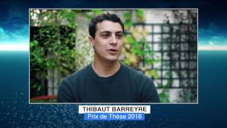 Thibaut BARREYRE  Lauréat 2016 Médailles Albert Ier  Prix de la thèse [upl. by Darnoc419]