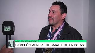 Campeón Mundial de Karate Do en Bs As  Ariel Mainero [upl. by Driskill]